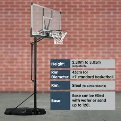 Kahuna Height-Adjustable Basketball Portable Hoop For Kids And Adults -Outdoor Living Sales Store PLryz5Yv0mhJDRfokpHeFjVNk