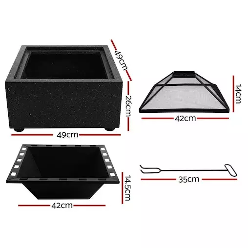 Grillz Tallow Fire Pit 2 Grillz Tallow Fire Pit - Image 2