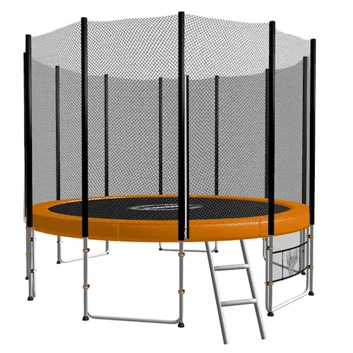 Kahuna Trampoline Blizzard 8ft - Orange 1 Kahuna Trampoline Blizzard 8ft - Orange
