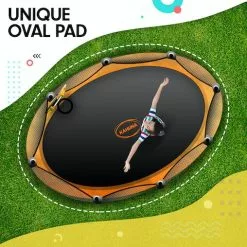 Kahuna Trampoline 8 Ft X 14ft Oval Outdoor - Orange -Outdoor Living Sales Store Q0NffIdow4d0x01cjVkXP6t s 1