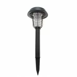 Lenoxx Wireless Solar-Powered Mosquito Killer Lamp (1-Piece, Black)