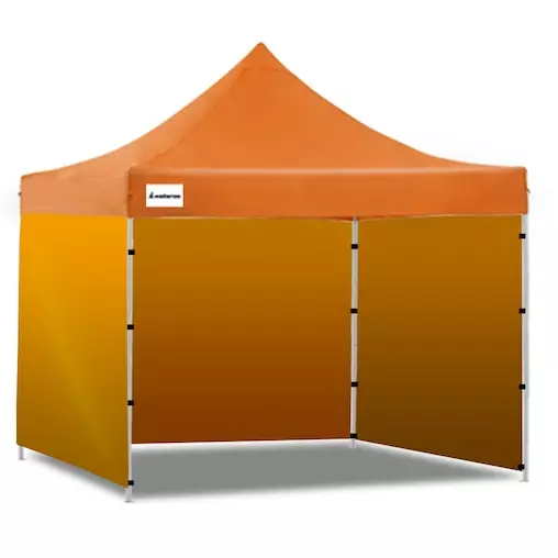 Gazebo Tent Marquee 3x3 PopUp Outdoor Wallaroo - Orange 2 Gazebo Tent Marquee 3x3 PopUp Outdoor Wallaroo - Orange - Image 2