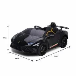 KlikA Lamborghini Performante Kids Electric Ride On Car Remote Control - Black -Outdoor Living Sales Store R4mwpEOuaWJHbFtbZtBt02jTg