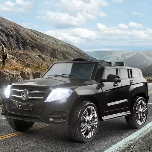 Kids Ride On Car Electric Cars Toys Mercedes-Benz ML450 Inspired W/ Remote Control Battery 12V Black Rigo 2 Kids Ride On Car Electric Cars Toys Mercedes-Benz ML450 Inspired W/ Remote Control Battery 12V Black Rigo - Image 2