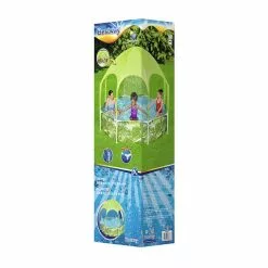 Bestway Steel Pro Splash-In-Shade Swimming Play Pool Above Ground Mist Shade 9 Bestway Steel Pro Splash-In-Shade Swimming Play Pool Above Ground Mist Shade -Outdoor Living Sales Store RajPhi cco rtHXAesh2x8 74