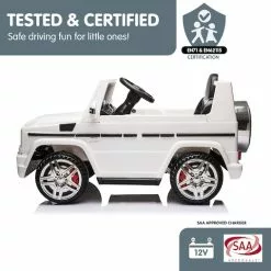 Kahuna Mercedes Benz AMG G65 Licensed Kids Ride On Electric Car Remote Control - White -Outdoor Living Sales Store S0ptXlbZwaC5oiE9nU3hE Xak