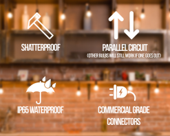 Edison Globe Solar Lights -Outdoor Living Sales Store SLIGHTEDIGLB 06