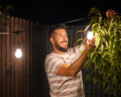 Edison Globe Solar Lights -Outdoor Living Sales Store SLIGHTEDIGLB 08