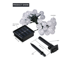 Festoon Globe Solar Lights -Outdoor Living Sales Store SLIGHTFESTSML 04