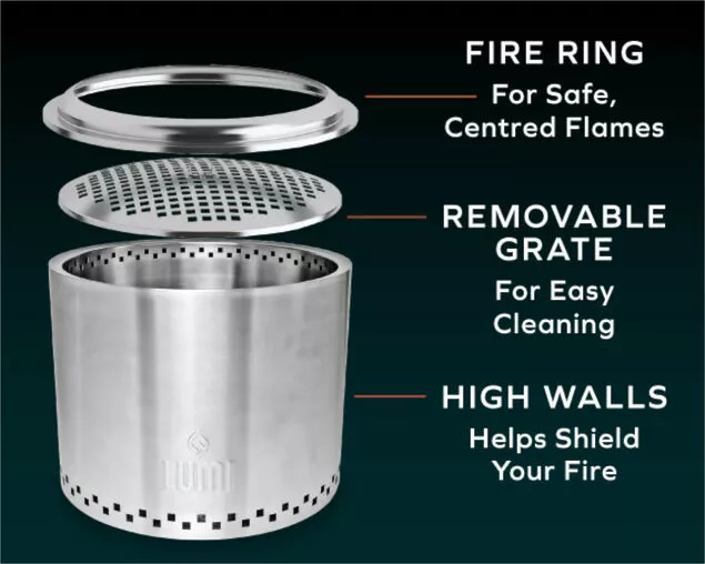 Lumi Smokeless Fire Pit 4 Lumi Smokeless Fire Pit - Image 4