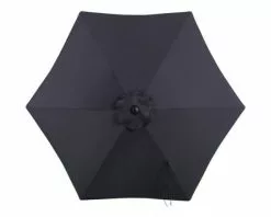Sol 2.5m Market Umbrella Charcoal -Outdoor Living Sales Store SOL25CHA 05