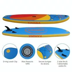 Kahuna Hana Inflatable Stand Up Paddle Board 10FT SUP Paddleboard 19 Kahuna Hana Inflatable Stand Up Paddle Board 10FT SUP Paddleboard -Outdoor Living Sales Store S XUFTgABiBV 8ob0gRT3ro7s