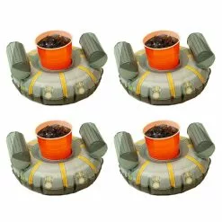 4pc Poolcandy Rick & Morty Space Cruzer Drink Pool Floats Can/Cup/Beer Holder -Outdoor Living Sales Store Sje EvptcPPVggaTt6bmKR4Tw