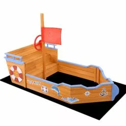Keezi Boat Shaped Sand Pit