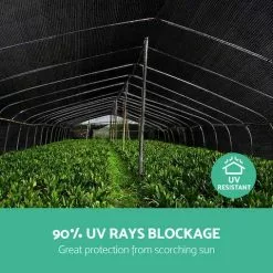 Instahut 90% Sun Shade Cloth Shadecloth Sail Roll Mesh Outdoor 195gsm 3.66x20m -Outdoor Living Sales Store TZrjAsQOqUD3X eQioVwZeS28