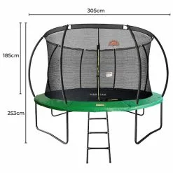 VERPEAK Kids Trampoline 10ft Enclosure Safety Round Net UV Protection Outdoor -Outdoor Living Sales Store TmrULEvxUj6yHwk6 lI8kRc8Y
