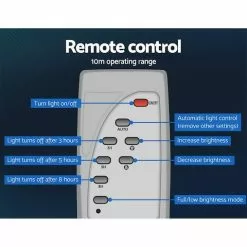 Leier 2x LED Solar Lights Street Flood Sensor Outdoor Garden Light 90W -Outdoor Living Sales Store U7DrJrYbTv5ObY08 tsAW99eE