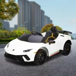 KlikA Lamborghini Performante Kids Electric Ride On Car Remote Control By Kahuna - White -Outdoor Living Sales Store UDh3gn7YnSYtwMn2c1 AMP1KE