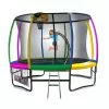 Kahuna Trampoline 14 Ft With Basketball Set - Rainbow