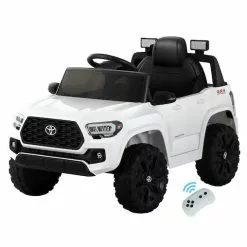 Rigo Toyota Ride On Car Kids Electric Off Road Tacoma Jeep White