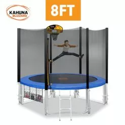Kahuna Blizzard 8ft Trampoline With Basketball Set - Blue 14 Kahuna Blizzard 8ft Trampoline With Basketball Set - Blue -Outdoor Living Sales Store VkS3D0ZaszSRxiNkHdYRf4k4E