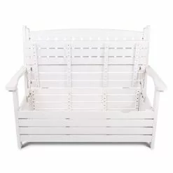 Outdoor Storage Bench Box Wooden Garden Chair 2 Seat Timber Furniture Toy Tool Sheds Store Gardeon White -Outdoor Living Sales Store VpgPx15SZhOCZbavlK zXctGQ