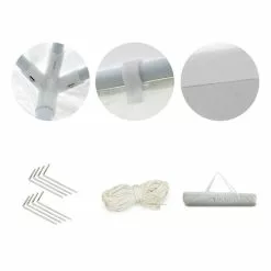 Instahut Outdoor Pop Up Gazebo 3x3 - White -Outdoor Living Sales Store W3DS2pbgjZIlF30el009RZIqg