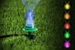 Utmark Durable And Extremely Cool Led Water Sprinkler Perfect For Gardens And Lawns Multi-Coloured