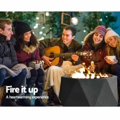 Grillz Charcoal Fire Pit Bowl Wood Burning Patio Oven Heater Camping Fireplace -Outdoor Living Sales Store Xaf5naPSi8WCBnTFSByjHJHR4