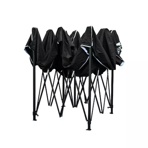 Instahut Outdoor Pop Up Gazebo 3x3 - Black 3 Instahut Outdoor Pop Up Gazebo 3x3 - Black - Image 3