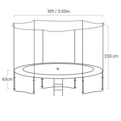 Kahuna Blizzard 10ft Trampoline With Net-Pink -Outdoor Living Sales Store XrDufXYsbcb 7mM8oY0sk0Xpc