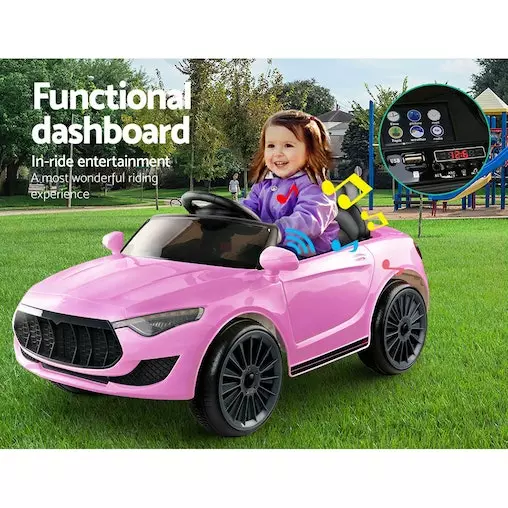 Kids Ride On Car Electric Cars Toys Maserati Inspired Battery 12V Toy Remote Control Pink Rigo 5 Kids Ride On Car Electric Cars Toys Maserati Inspired Battery 12V Toy Remote Control Pink Rigo - Image 5