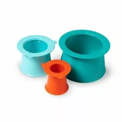 Quut Alto 18cm Sand Builder Toy For Kids Lagoon Green/Vintage Blue/Mighty Orange -Outdoor Living Sales Store ZG3H2Bc9MC2cKYlGxCD8lz8hY
