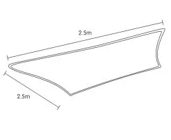 Wallaroo Square Shade Sail 2.5 X 2.5m - Sand 10 Wallaroo Square Shade Sail 2.5 X 2.5m - Sand -Outdoor Living Sales Store ZYIh5MV6MiO AFo1Tk6lGZNqA