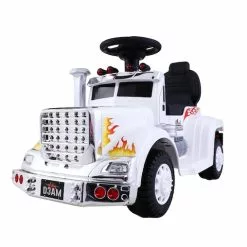 Rigo Ride On Truck Car Kids Toy White