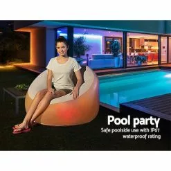 Bestway Inflatable LED Light Outdoor Lounge Chair -Outdoor Living Sales Store Zr7YeIO5tm9gCPMj72F tNTI