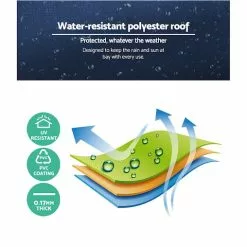 Instahut Outdoor Pop Up Gazebo - Navy 10 Instahut Outdoor Pop Up Gazebo - Navy -Outdoor Living Sales Store a us5dEHmbBclq3g Wn EyZW8