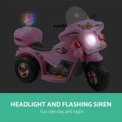 Kids Ride On Car Police Patrol Motorcycle Electric Motorbike Girls Toy Bike Cars Battery Children Toys Pink 6V Rigo -Outdoor Living Sales Store aDYwUx59ROff80QOHQ 6weUQQ