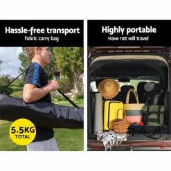 Everfit Portable Soccer Rebounder Net Volley Training Football Goal Trainer XL -Outdoor Living Sales Store adQotinRsrA3cqkwpihtadrk4