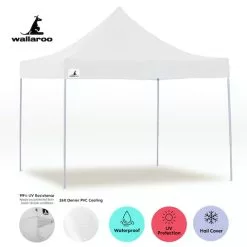 Gazebo Tent Marquee 3x3 PopUp Outdoor Wallaroo White -Outdoor Living Sales Store agouwhHDGBPqeic3dHkg7G4hc
