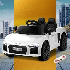 Rigo Audi R8 Ride On Car Kids Sports Electric Toy Cars 12V White 13 Rigo Audi R8 Ride On Car Kids Sports Electric Toy Cars 12V White -Outdoor Living Sales Store ajl91JsZDZ 6 qwCYkvA5s yk