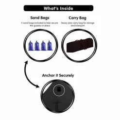 Gazebo Tent Marquee 3x4.5m PopUp Outdoor Wallaroo Black 19 Gazebo Tent Marquee 3x4.5m PopUp Outdoor Wallaroo Black -Outdoor Living Sales Store ao9hIP8ArtGh7ciHehsPuL0fE