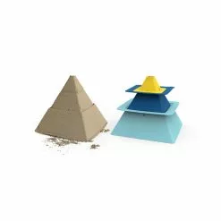 Quut Pira 22.5cm Sand Builder Toys For Kids Vintage Blue/Deep Blue/Mellow Yellow -Outdoor Living Sales Store axutZZz81no6kjaskZden7yBU