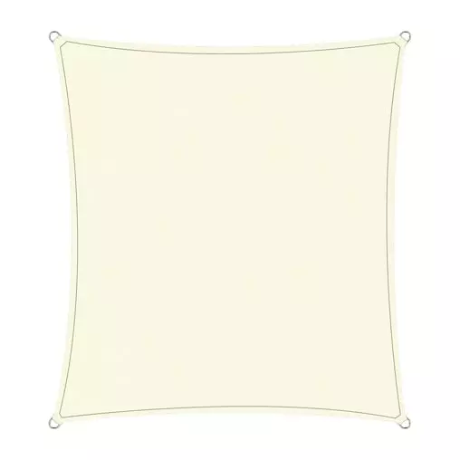 Wallaroo Waterproof Outdoor Shade Sail Canopy Sun Cloth Square 3x3M 1 Wallaroo Waterproof Outdoor Shade Sail Canopy Sun Cloth Square 3x3M