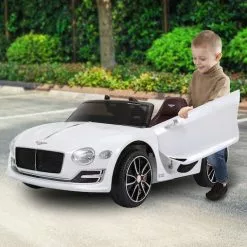 KlikA Bentley Exp 12 Speed 6E Licensed Kids Ride On Electric Car Remote Control - White 24 KlikA Bentley Exp 12 Speed 6E Licensed Kids Ride On Electric Car Remote Control - White -Outdoor Living Sales Store b3KdDrse1rKCIrCH3PBlSnNcE