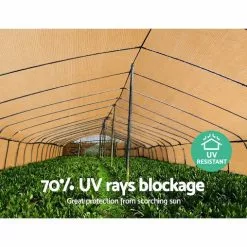 Instahut 70% UV Sun Shade Cloth Sail Roll Mesh Outdoor 3.66x30m Beige -Outdoor Living Sales Store b3Pv8Xkbow7VMKl 0ELnhIK0A