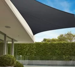 Coolaroo Commercial Grade Shade Sail Triangle 6.5m - Graphite