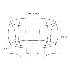 Kahuna 10ft Springless Trampoline With Basketball Set -Outdoor Living Sales Store c9dpg HjUFncGAS6Pfx3PDhrg