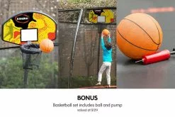 Trampoline Kahuna 12ft With Basketball Set - Blue -Outdoor Living Sales Store cGpxScB15YqVFLt1T84KBMmYs 1