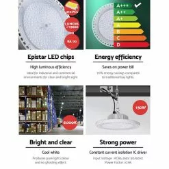 Leier LED High Bay Lights Light 150W Industrial Workshop Warehouse Gym -Outdoor Living Sales Store cJVtpxXYpsUcPh5xLY3HZliEg